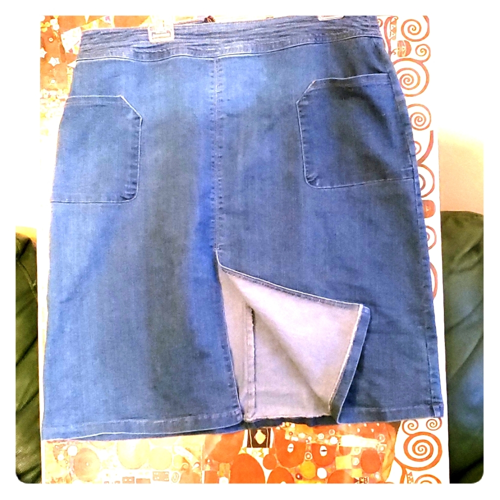 Blue jean skirt
